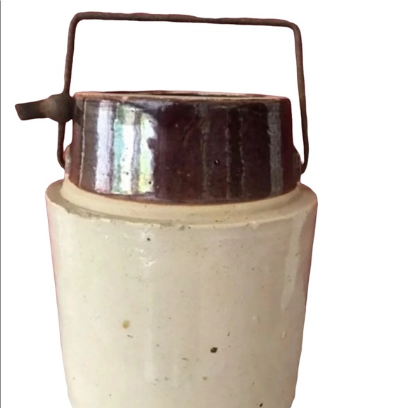 Vtg Western Earthenware Stoneware Crock Handle - Picture 2 of 11